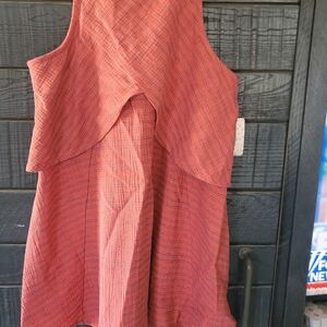 Free People Red Striped Mini Dress